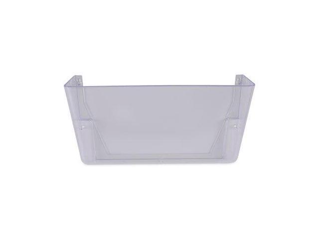 Universal 3 Pocket Wall File Starter Set Letter Clear 53682
