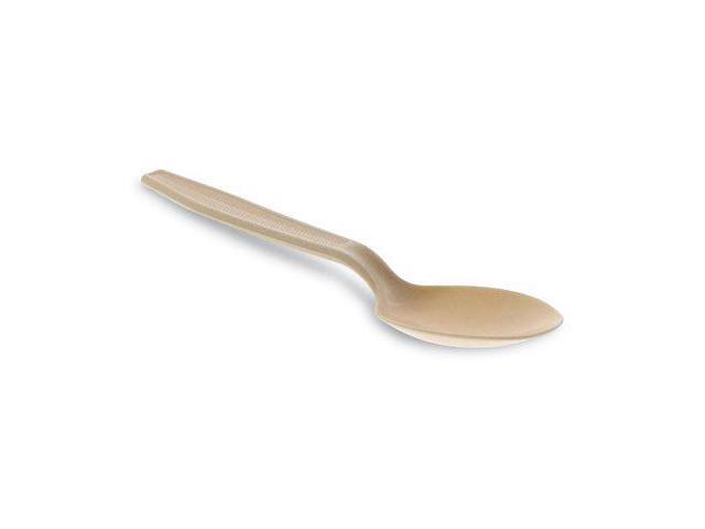Pactiv EarthChoice PSM Cutlery, Spoon, Tan, 1,000 Spoons (PCTYPSMSTEC)
