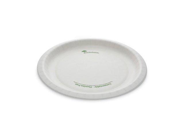 Pactiv Compostable Plate, 10' Diameter, White, 300/Carton (PCTPSP10EC)