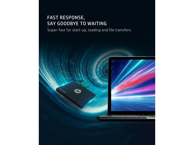 HP S650 2.5 Inch SATA III SSD 240GB Internal Solid State Hard Drive Disk, 3D NAND, Up to 540MB/s for Laptop/Desktop PC - 345M8AA#ABA