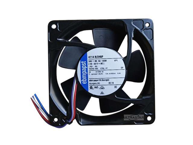Original New ebmpapst 4114N/2H8P Axial Fan 24V 5A 120W 4wire 120X120X38MM Cooling Fans