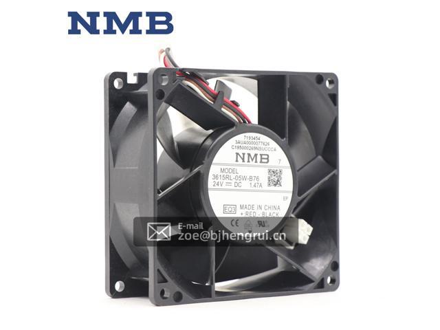 Original New NMB 3615RL-05W-B76 DC 24V 1.47A 90X90X38mm ABB Inverter Cooling Fan ACS880