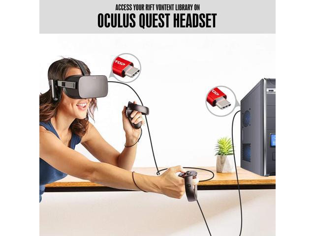 Oculus Link Cable 15ft, RIITOP Oculus Link VR Virtual Reality Headset Cable Cord for Quest 2 and Quest, Hi Speed 10Gbps Data Sync and PD Charging...