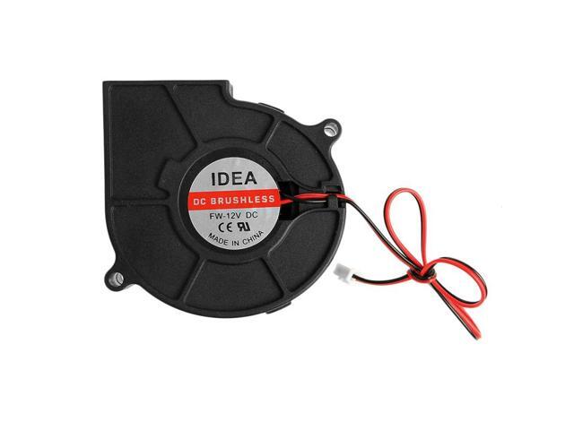 75mm x 75mm x 30mm 12V PC Quiet Sleeve-Bearing 2-Pin Hydraulic Bearing Blower Cooling Fan For Computer