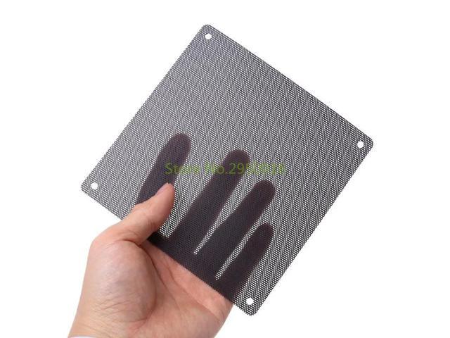 5Pcs 140mm Cuttable Black PVC PC Fan Dust Filter Computer Case Cooler Dustproof Mesh Cover PC Cooling Accessories C26