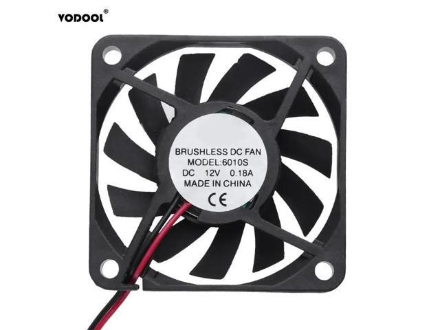 11 Blades Waterproof 12V 0.18A DC 58x58x10mm Computer Cooler Fan 2Pin Low Noise Brushless PC Cooling Fan Radiator Fans