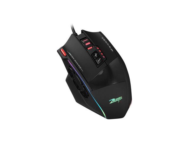 C13 Gaming Mouse 10000 DPI 13 Programmable Buttons RGB LED Light Mice Silent Mause With Backlight For PC Laptop