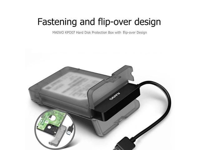 Portable External Hard Disk Pouch Case bag protector for 2.5 inch Hard Disk 9.5 mm 7mm HDD SSD storage/protection no cable