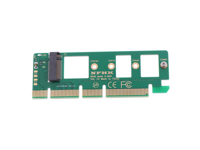 NVMe M.2 NGFF SSD To PCI-E PCI Express 3.0 16x X4 Adapter Riser Card Adapter Converter