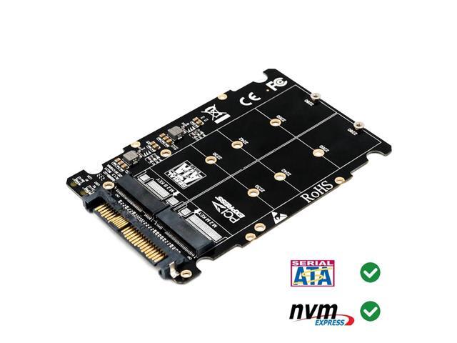 m.2 nvme ssd Key M Key B SSD to U.2 SFF-8639 Adapter,m2 m key adapter,m.2 nvme to sata (Non-SATA Interface)