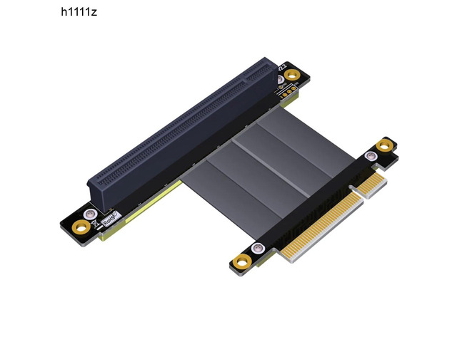 PCIE Riser PCI Express x8 to PCIE x16 Male to Female Graphics Card Riser PCI E Extender PCIE3.0 PCI-E 16x Ribbon Extension Cable