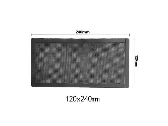 12x24CM Magnetic Dust Filter Dustproof PVC Mesh Net Cover Guard for Home Chassis PC Computer Case Cooling Fan Accessories