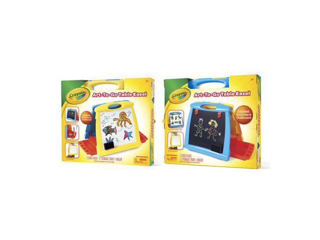 Crayola Art-to-Go 12.3' Plastic Table Easel with Storage Trays