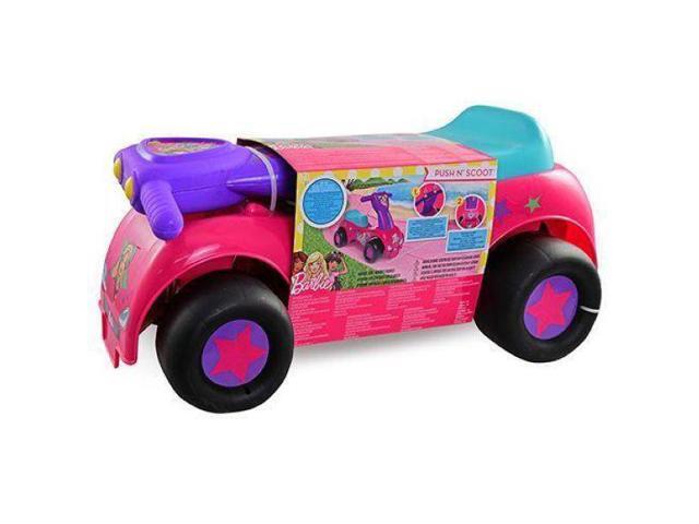 The Barbie Push N' Scoot is the perfect scoot-along Ride-on for your child.