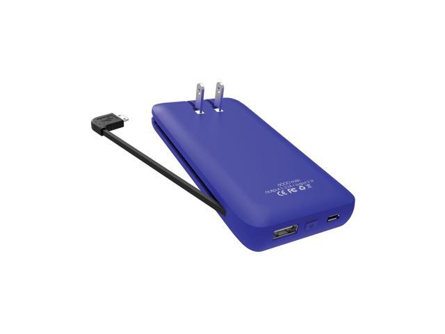 Tzumi PocketJuice 6000 MAh Portable Charger Blues