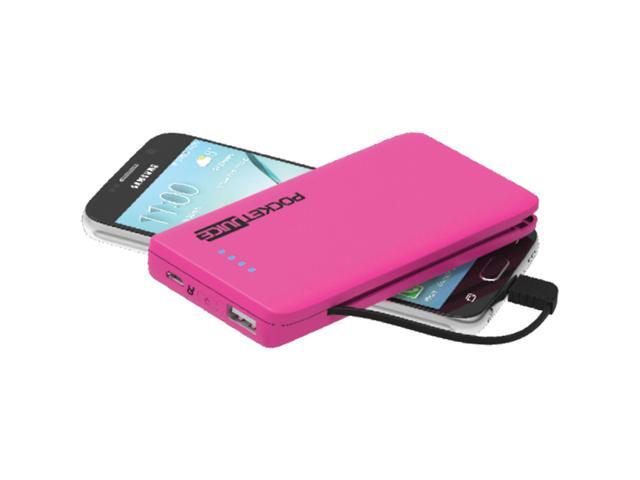 Tzumi PocketJuice Endurance AC 6,000 MAh Portable Charger (Pink)