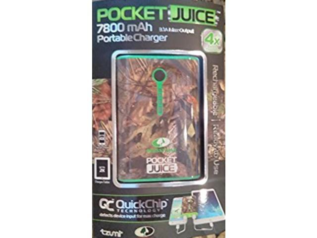Tzumi Pocket Juice 7800 mAh Portable Charger Camouflaged