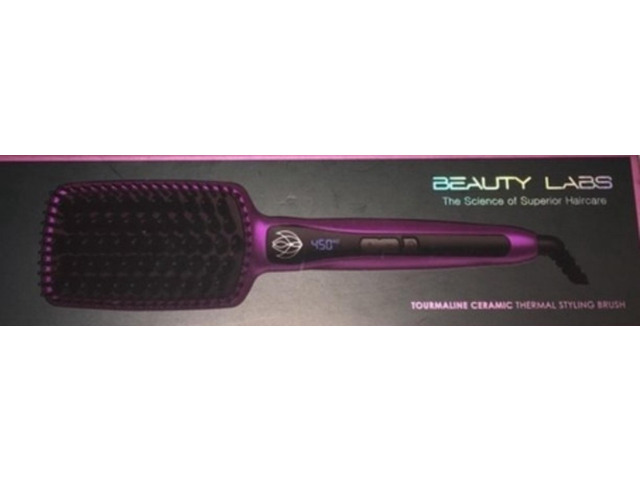 Beauty Labs Prism Collection Tourmaline Ceramic Thermal Styling Brush Pink!