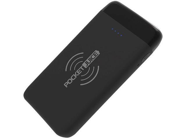 Tzumi 5342 12000 MAh Pocket Juice Wireless Power Bank, Black