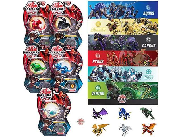 Bakugan Battle Planet Core Gift Box 5-Pack W/ Classic Battle Planet Bakugan
