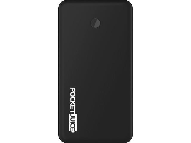 Tzumi - PocketJuice 15,000 mAh Portable Charger for Most USB-Enabled Devices - Black