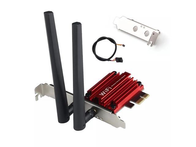 DERAPID AX3000 PCIe WiFi Card WiFi 6 Network Card with Bluetooth 5.2, Dual Band 2.4G/5G Wireless Adapter 802.11ax, MU-MIMO, OFDMA, WPA3, Compatible...