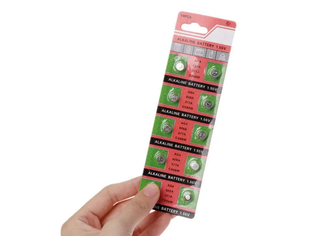 10PCS Watch Coin Battery AG4 377A 377 LR626 SR626SW SR66 LR66 Button Cell Batteries Toys Remote Camera