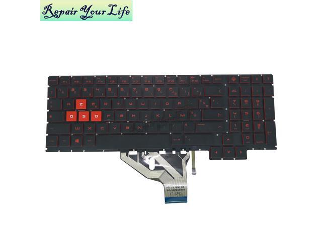 FR keyboard for HP OMEN 15-CE 15-CE000 15-CE010CA 15-CE051NR 15-CE001TX French red keys black with backlit NSK-XG0BQ