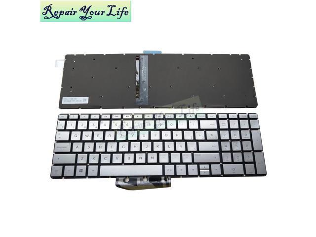 Laptop Keyboard Spanish for HP Envy X360 15 BW 15-B 15-BP 15-BS Spain SP Backlight silver 86910-XEA 920216-071 SN8162BL1