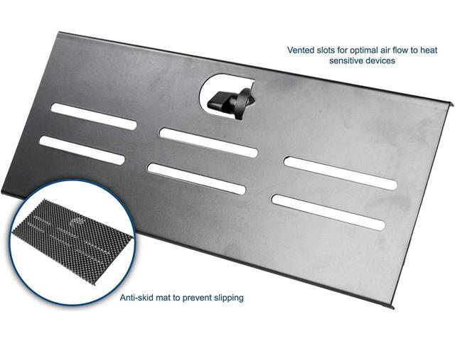 Mount Plus 05-01 2 Pack Top Shelf TV Mounting Bracket 12-inch Wide Platform Holds Speaker, Streaming Device Made for Apple TV and Remote (2 Pack)
