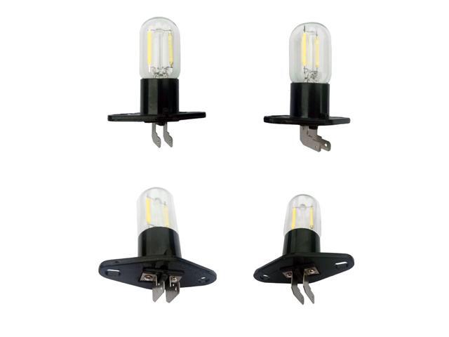 2X Led Z187 Microwave Bulb Vertical Right T170 Base 1.5w Equivalent 20w Refrigerator Filament Lamp Replacement For Galanz LG Samsung Sharp Siemens...