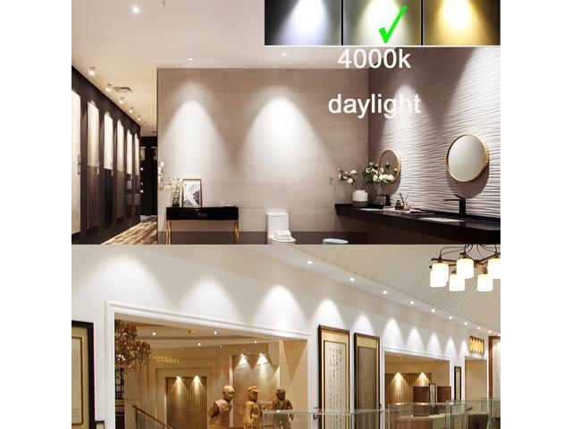 Dimmable GU10 Base AR111 Led Spotlight Bulb 15W 30°Beam View Angle Day Light 4000k-5000k SMD 15LEDs AC120V Down Reflector Lights 1200Lm Equivalent...