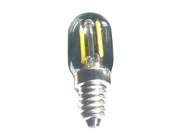 2X Led Filament Light 1.5w T22 E17 Microwave Bulb 125v 20w Halogen Incandescent Equivalent Instermediate Base Lamps For Refrigerator Microwave Oven...
