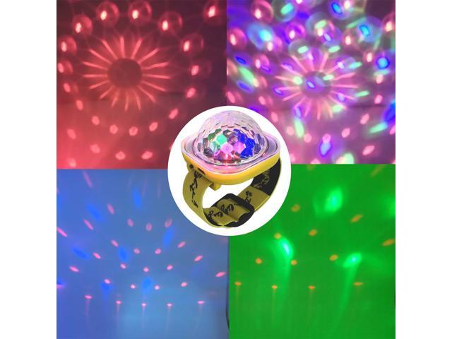 2 Pack Bracelet Led Disco Lights 5 Modes Strobe Atmosphere Light In Car Home Room Decor Birthday Dance Wedding Club Pub Xmas Party Lights Kids...