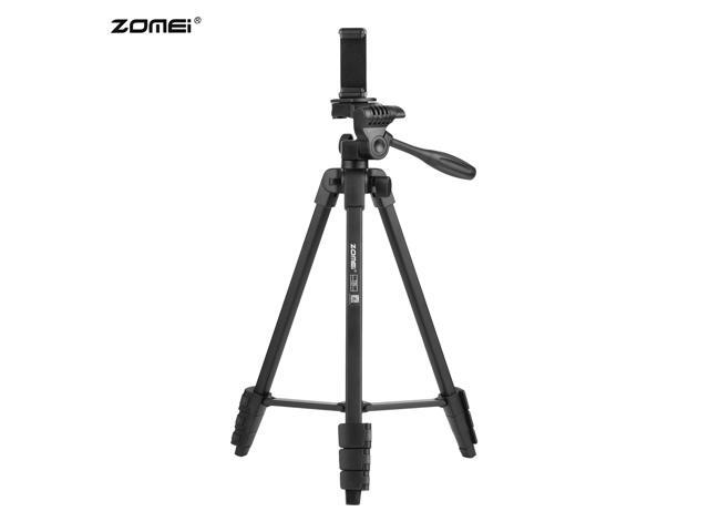 ZOMEI T90 Portable Tripod Aluminum Alloy Selfie Travel Phone Tripod Max. Height 136cm/54in with Ball Head Carrying Bag Shutter Phone Clamp Shutter...