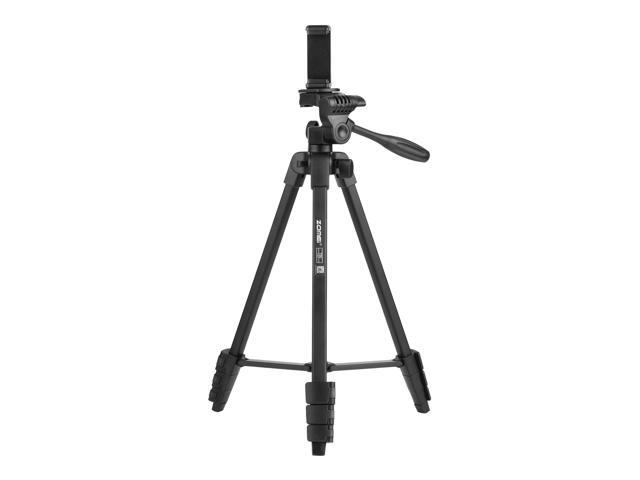 ZOMEI T90 Portable Tripod Aluminum Alloy Selfie Travel Phone Tripod Max. Height 136cm/54in with Ball Head Carrying Bag Shutter Phone Clamp Shutter...