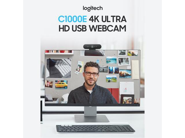 Logitech C1000e 4K Wide-angle Camera USB Webcam Built-in Omnidirectional Noise Reduction Microphone