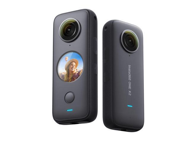Insta360 ONE X2 360 Degree Waterproof Action Camera,5.7K 30fps Stabilization, Touch Screen, Live Streaming, Webcam, Voice Control, Real Time WiFi.