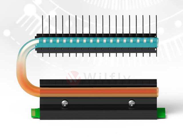 COOLM2SSD - M.2 SSD Radiator Heatsink with Heat Pipe, Compatible with PCIE NVME M.2 2280/SATA M.2 2280 SSD. With Thermal Silica Pad (Excluding...
