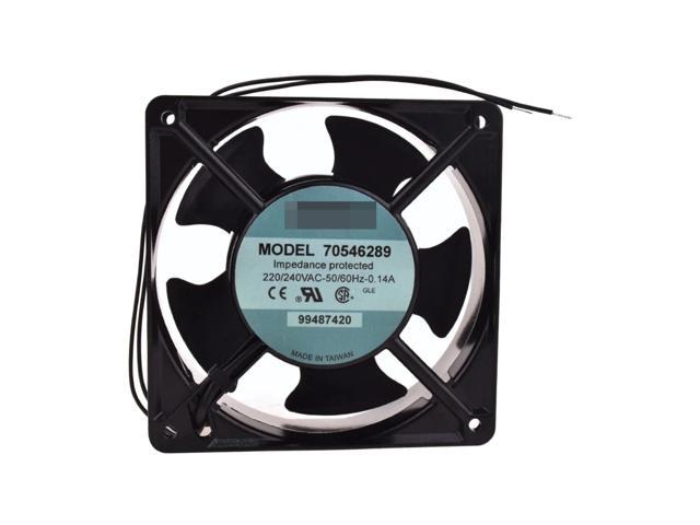 For Crouzet 70546289 99487420 120*120*38mm 220V 0.14A cooling fan 2 wire Processor Cooler Heatsink Fan