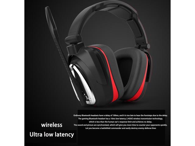 Wireless Gaming Headset for PS5 PS4 Nintendo Switch PC Laptop,Wireless Headphone Earphone Over Ear 2.4GHz USB Connection Gaming Earbuds with 7.1...