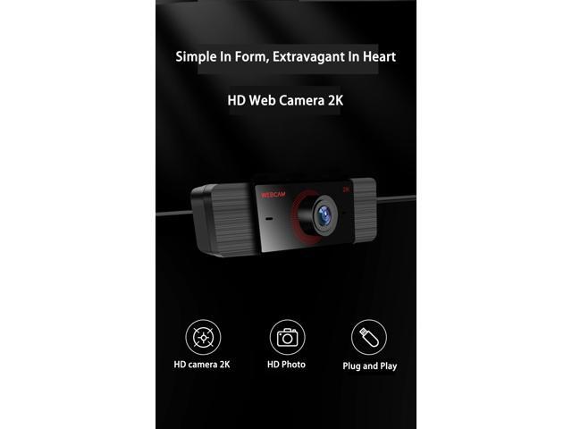 Web Camera Full HD 2K 1080P/30FPS Webcam Live Streaming Camera with Noise Reduction Microphone,Autofocus & Privacy Cover,Expandable...