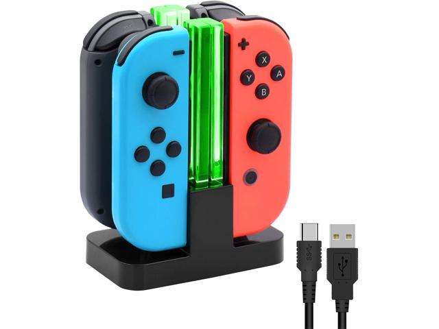 6 in 1 Game Controller Charging Station Handle Charger Is Suitable For Joy-Con, Pro Controller, Switch, Switch Lite and Other Type C Port Devices