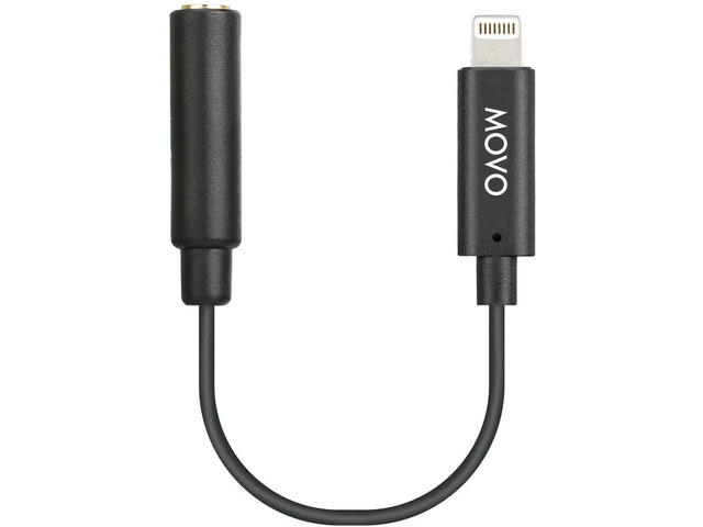 IMA-1 Female 3.5mm TRRS Microphone Adapter Cable to Lightning Connector Dongle Compatible with Apple iPhone, iPad Smartphones and Tablets -...