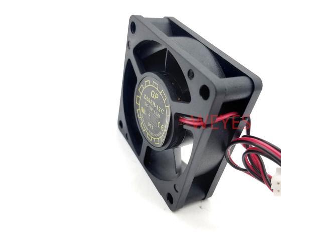 D60SH-12C 12V 0.18A 6025 6cm Chassis Charger 2-wire UPS Cooling Fan