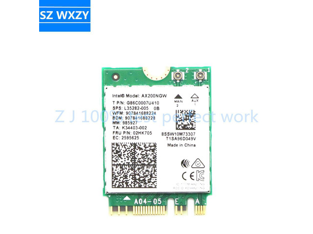 For Lenovo Yoga S740-15IRH C940-15IRH Laptop Int Dual Band 2400Mbps AX200NGW WiF