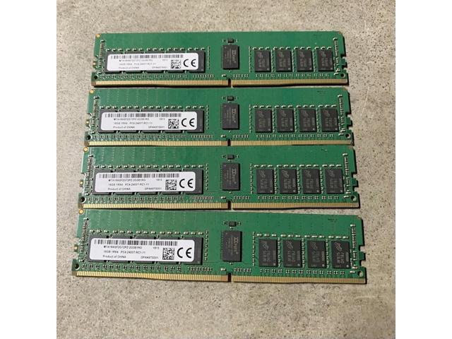 FOR 1 Pcs For MTA18ASF2G72PZ-2G3B1RG 16G 16GB 1RX4 PC4-2400T 2400 DDR4 Server Memory
