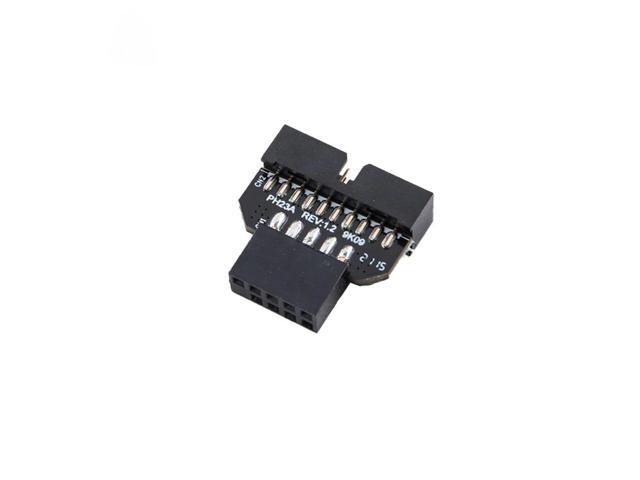 FOR Professional PC Hardware Cables Adapters: USB 2.0 9pin to USB3.0 19p/20p Adapter