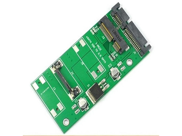 FOR MSATA to SATA Converter Adapter PCI-E To 2.5 SATA II SSD Adapter PCI-E SSD to 2.5 SATA 22-Pin Converter Adapter