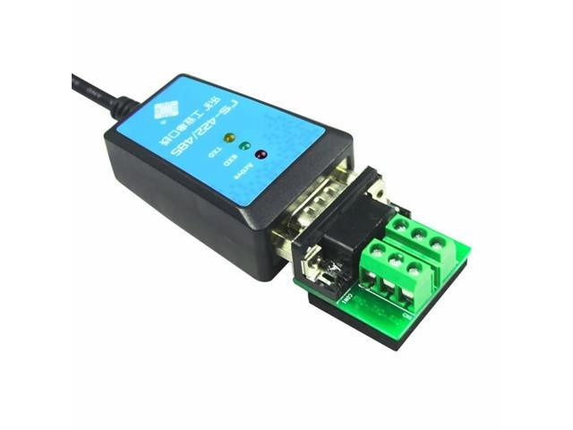 FOR USB2.0 USB 2.0 to RS485 RS-485 RS422 RS-422 DB9 COM Serial Port Converter Adapter Cable set 1.8M Ring Led